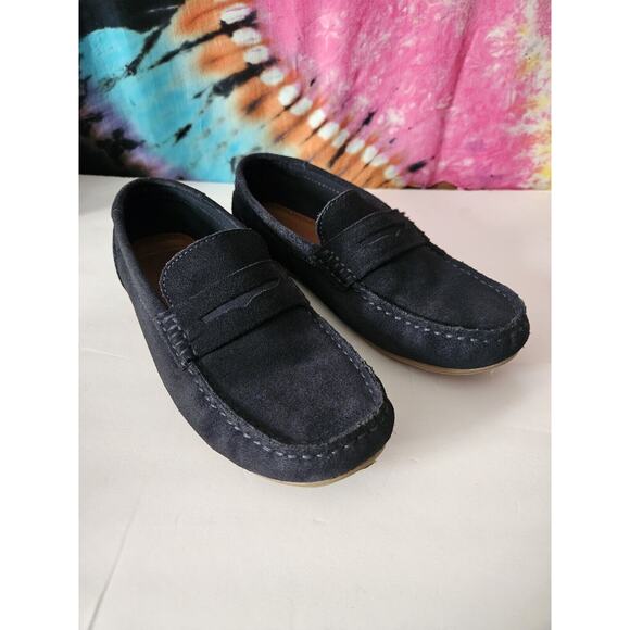 Zara Basic Collection Women's Navy Blue Slip On Loafers Size 7 EU 38 - Picture 1 of 14